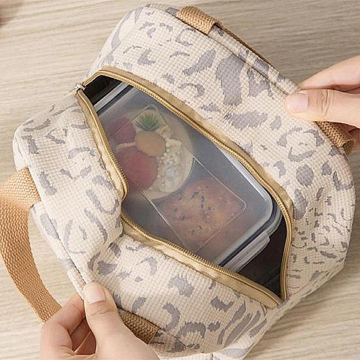 Image du produit Only-Bags.Store Kleine tragbare Thermolunch-Tasche Lebensmittel-Box Kühler Lunch-Box