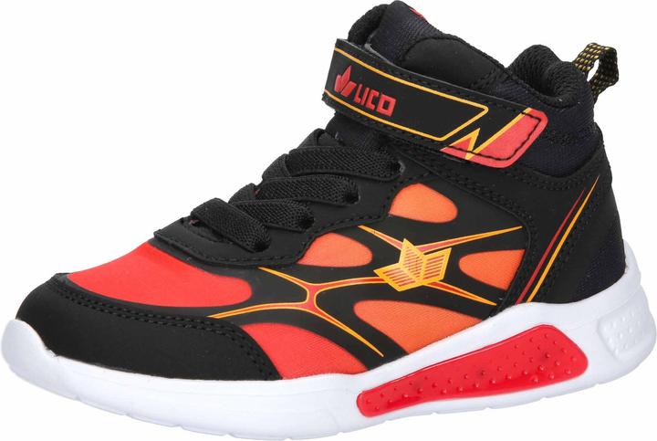 Black, Red, Orange