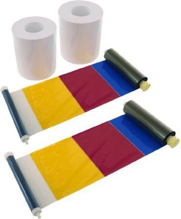 Actual product image DNP Paper 2 rolls each 400 pcs 10x15 Perforated on 10x10 cm for DS620 (400 x, 10 x 15 cm)