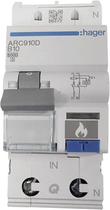 Immagine prodotto Hager Dispositivo di protezione dall'arco elettrico AFDD LSSwitch PN 6kA C0A 2M