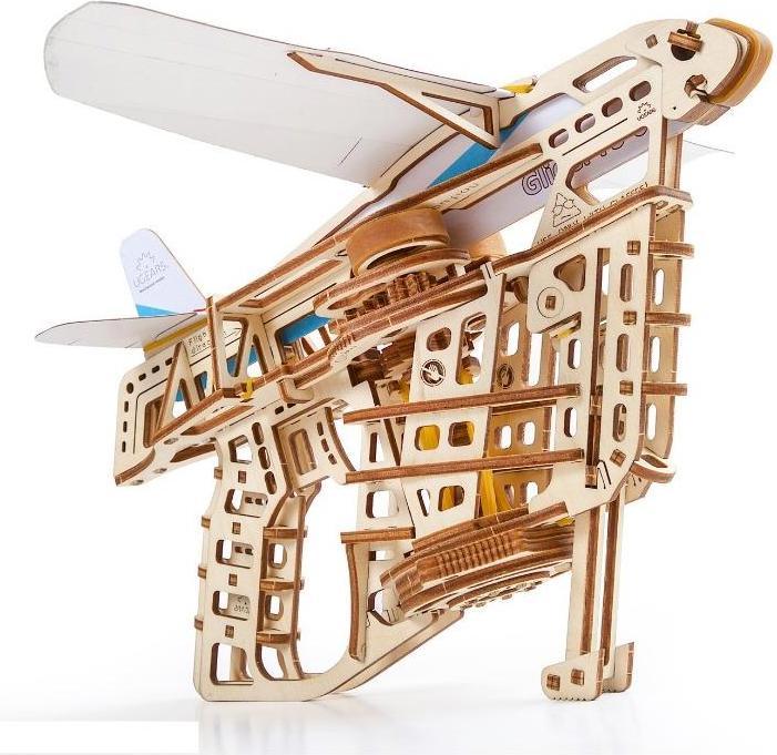 Produktbild Ugears Flugzeugstarter mechanische Modell Bausatz