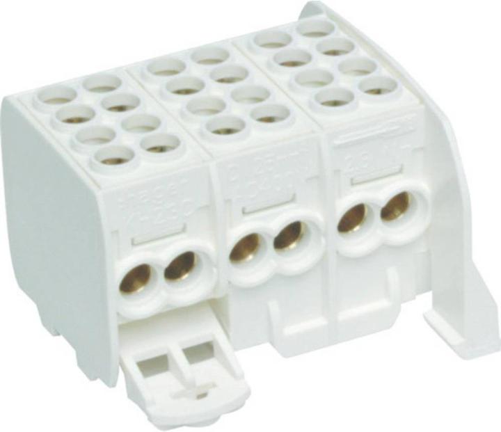 Produktbild Hager 3P Weiss Anschlussblock