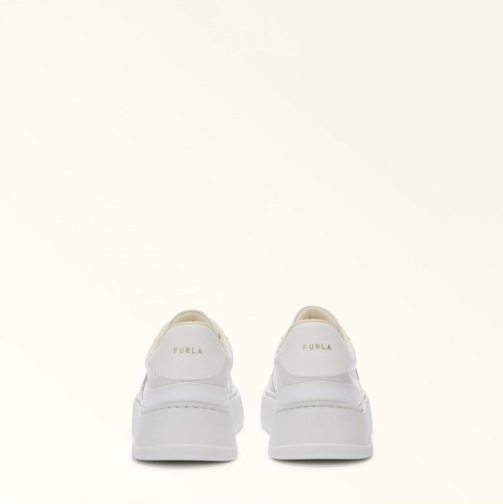 Actual product image Furla leather sneakers white color (37)