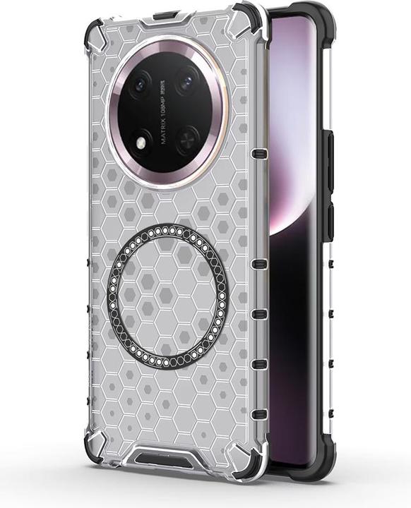 Actual product image Techsuit - HoneyComb Shield MagSafe - Honor Magic7 Lite / X9c - White (Honor Magic7 Lite, Honor X9)