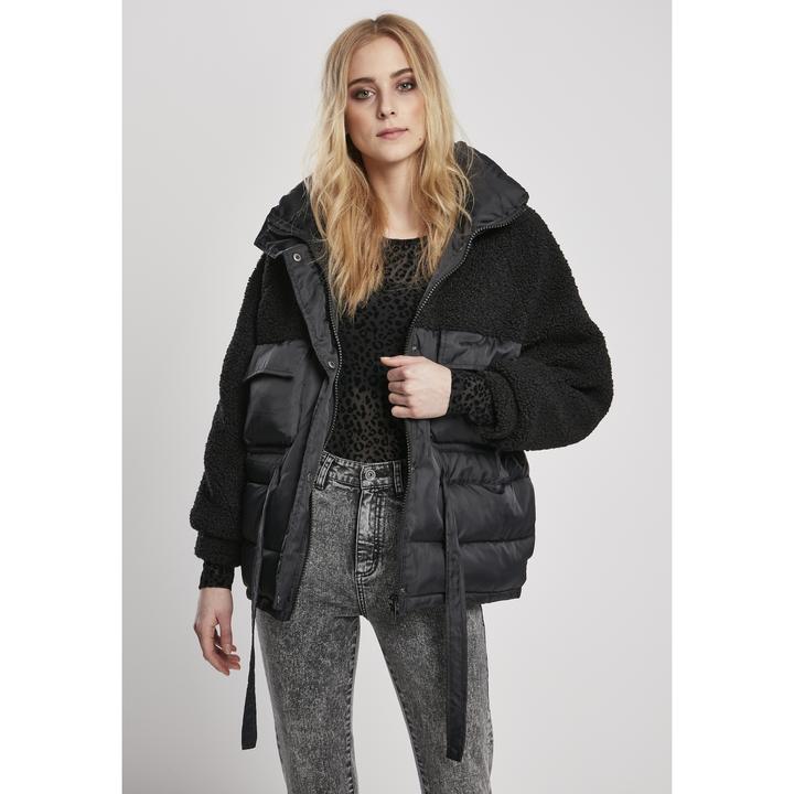 Urban Classics Ladies Sherpa Mix Puffer Jacket