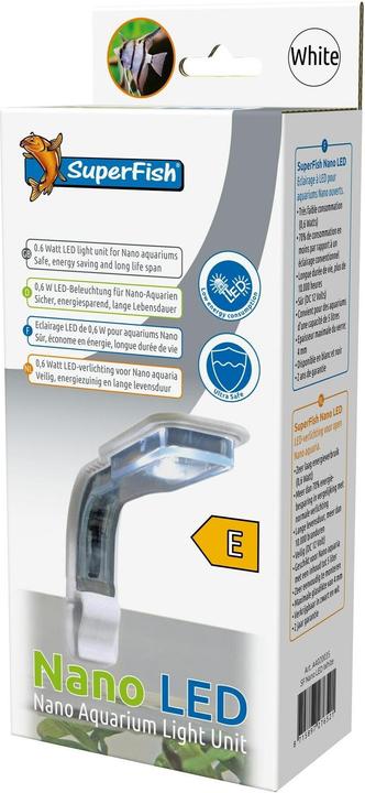 SuperFish Aquarienleuchte Nano Led Weiss, Produkttyp (LED, 0.60 W)