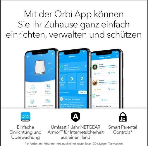 Actual product image Netgear Orbi 860