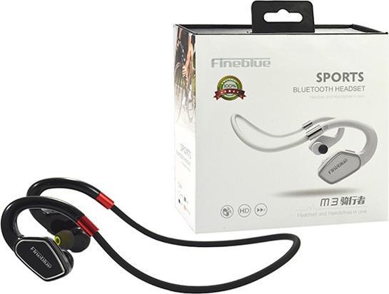Produktbild Fineblue Bluetooth Max Sport 300 M3 Black Channel In-Ear Headphones (6 h, Kabellos)