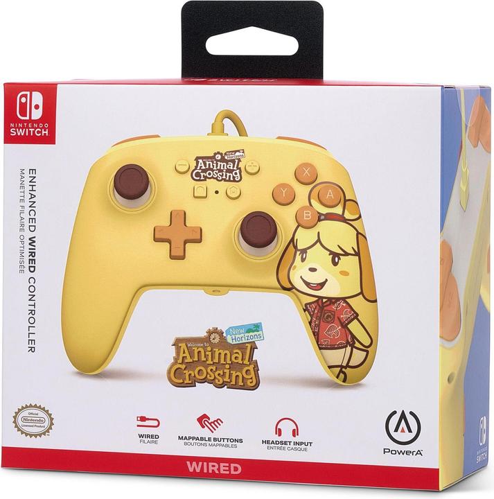 Actual product image PowerA Enhanced Wired Controller For Nintendo Switch - Animal Crossing: Isabelle (Switch)