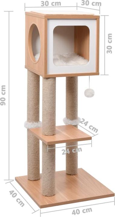 Produktbild VidaXL Prudence (90 cm, Braun)