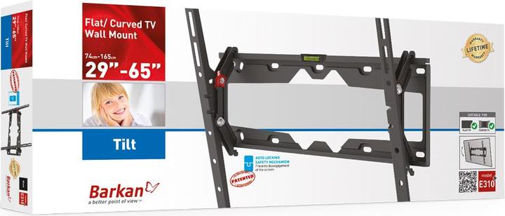 Produktbild Barkan TV-Wandhalterung E310+ (Wand, 65", 50 kg)