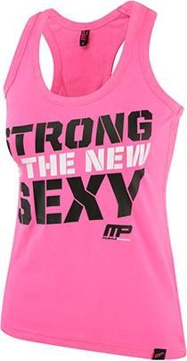MP Womens Vest Strong Is The New Sexy Hot Pink
