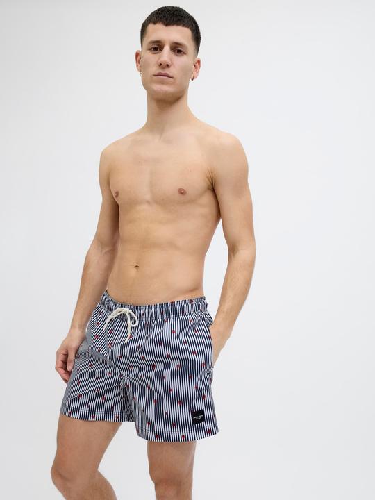 Actual product image Jack & Jones Jpstmaui Jjswim Mini Stripe Akm Sn (XS)