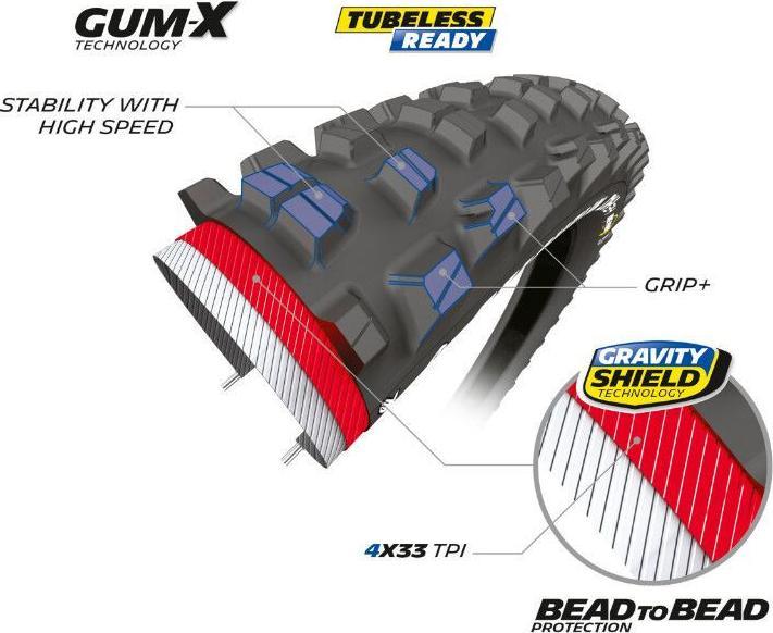 Actual product image Michelin DH 34 Bike Park (29 x 2.40, 61-622)