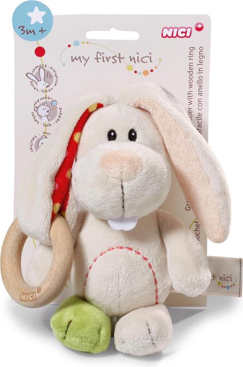 NICI My First Hase Tilli mit Holzring