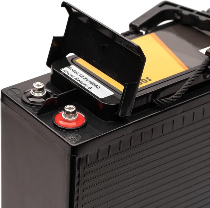 Produktbild Acconic A100S LiFePO4 12V Lithium Slim Versorgungsbatterie 100Ah (12 V, 100 Ah)