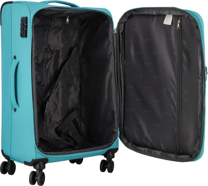 Actual product image D&N Travel Line 6804 4-wheel suitcase set 3 pcs. (196 l, XL (from 140l))