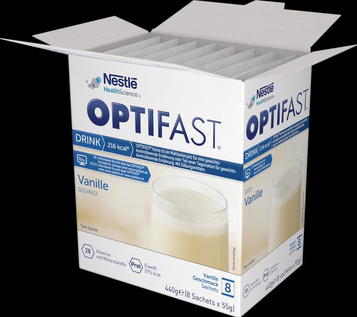 Image du produit Optifast Drink Vanille (Vanille, 8 pcs, 440 g)