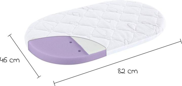 Actual product image Träumeland Boller cart mattress Brise Light (82 x 46 cm)