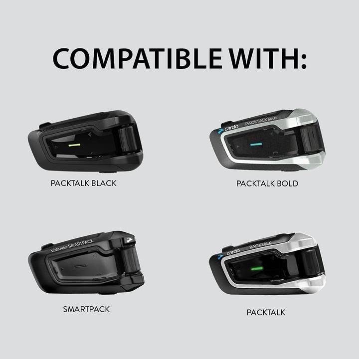 Actual product image Cardo Packtalk & Smartpack Helmet Kit (Set of 1)