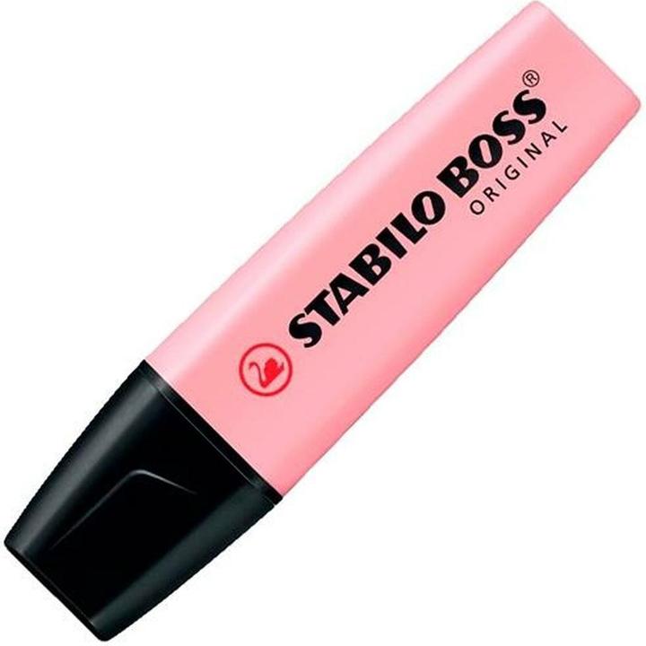 Image du produit STABILO Surligneurs - BOSS ORIGINAL Pastel - Pack de 10 - rouge rosé (Rouge rosé, 5 mm, 10 x)