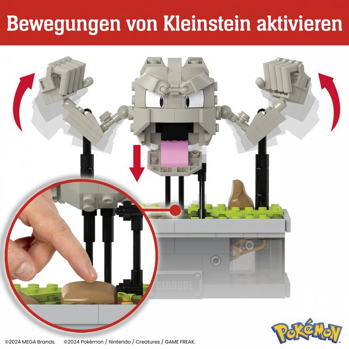 Actual product image MEGA Pokémon Mini Motion small stone movable building set