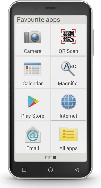 Image du produit Emporia Smart 5 mini (64 Go, Noir, 4.95", SIM simple, 4G)