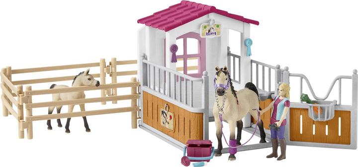 Produktbild Schleich Pferdebox mit arabischen Pferde und Begleiter