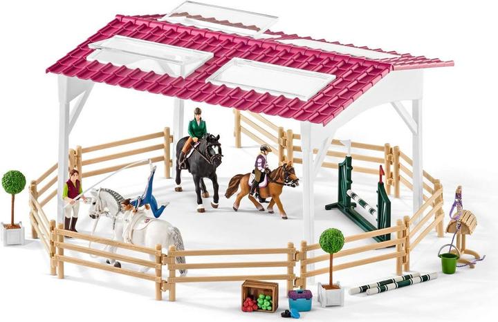 Schleich École d'équitation avec cavaliers et chevaux