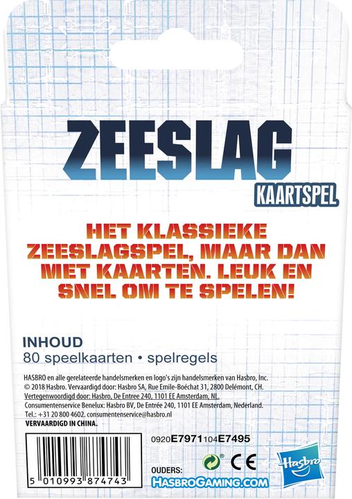 Actual product image Hasbro Gaming Battleship Card Game (German)