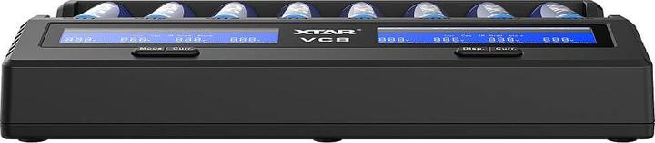 Actual product image Xtar VC8 Charger (1 pcs., Rechargeable battery)
