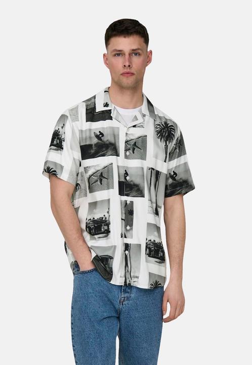 Produktbild Only & Sons Normal geschnitten Hemdkragen Hemd Hemd (XL)