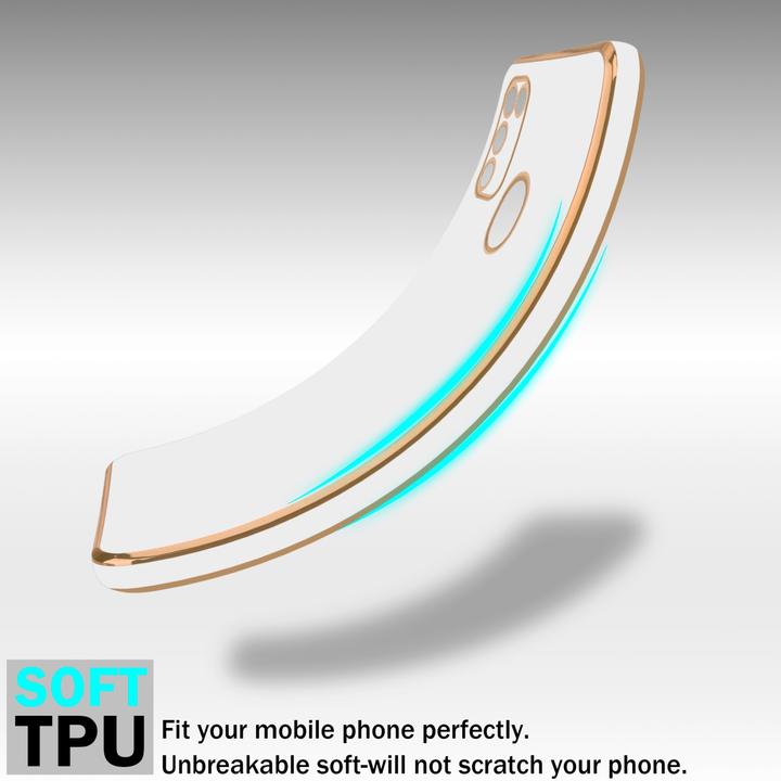 Productafbeelding Cadorabo Hoesje voor Samsung Galaxy M21 / M30s in TPU met camerabescherming LM130 Style (Samsung Galaxy M30, Samsung Galaxy M21)