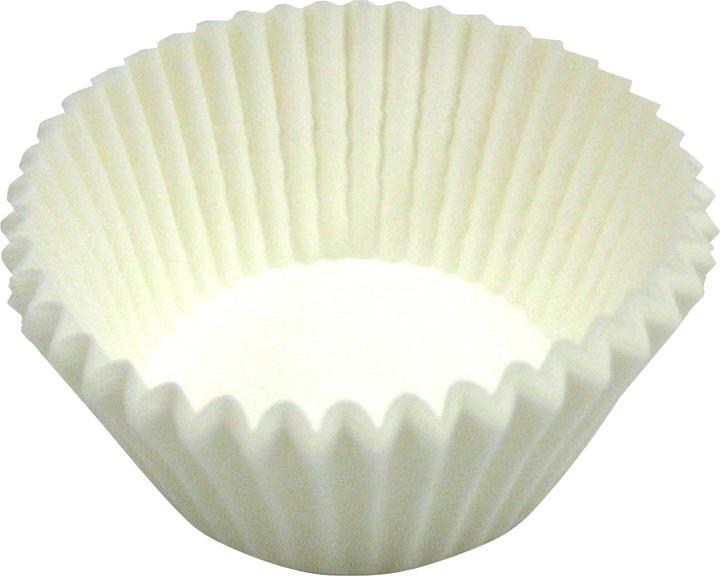 Productafbeelding Kaiser Creativ Mini Muffin Papieren Bekers 200 stuks wit 4,5cm (4.50 cm)