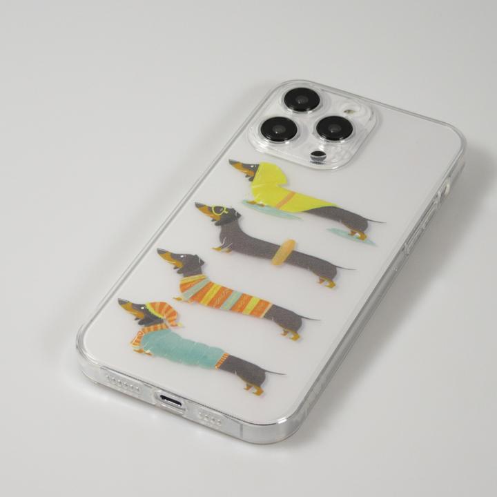 Actual product image PhoneLook Coque Gel transparent silicone dogs 4 season (Apple iPhone 14)