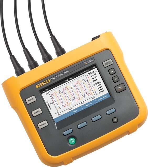 Actual product image Fluke 1738/EUS Power Logger, power analyzer (CAT IV 600V, CAT III 1000V)
