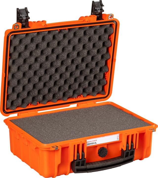 Actual product image Explorer Cases Outdoor case 3815HL.O orange with pick & pluck foam (W x H x D) (Camera shoulder bag, 15.90 l)