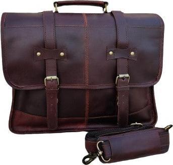 Only-Bags.Store Echtes Leder Umhängetasche, Laptop-Tasche, Umhängetasche, Geschenk für Männer, Büro Tasche, Arbeit