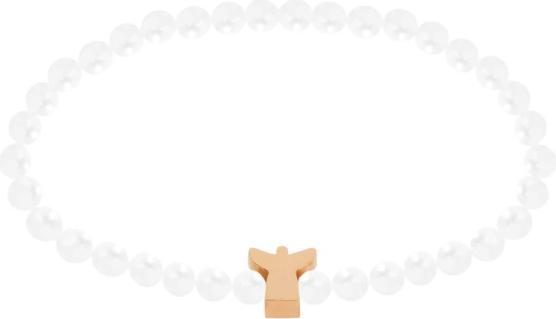 Immagine prodotto HCA Bracciale New Wonderful Moments - Angelo custode in oro rosa (17 cm)