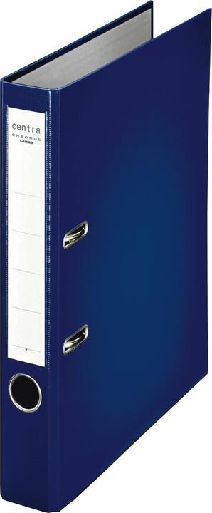 Actual product image Centra File plastic Chromos, with slots, A4, narrow, light blue (A4, 55 mm, 1 Piece)