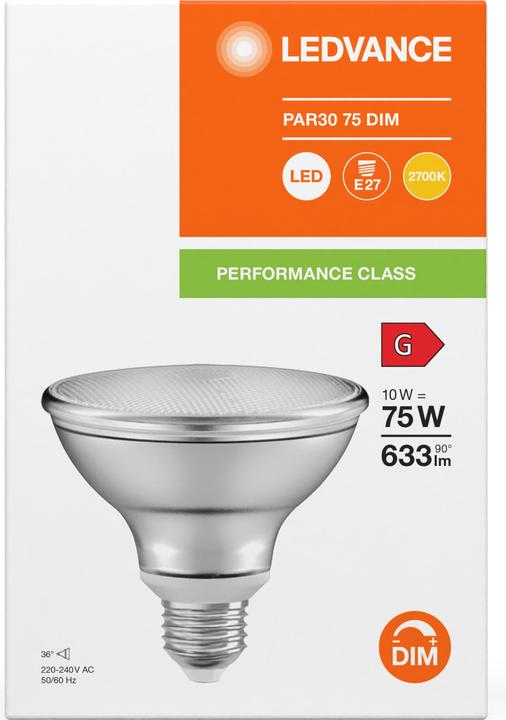Actual product image Ledvance LED reflector lamp (E27, 10 W, 633 lm, 6 x, G)