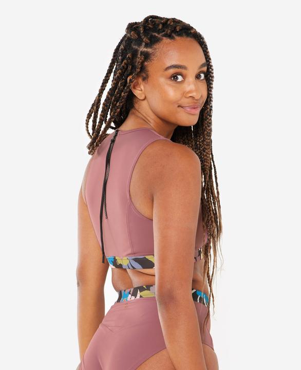 Image du produit Olaian Haut de maillot de bain brassière Femme - Carla violet rose