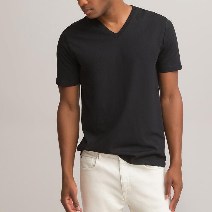 Immagine prodotto La Redoute Collections T-Shirt mit V-Ausschnitt (M)