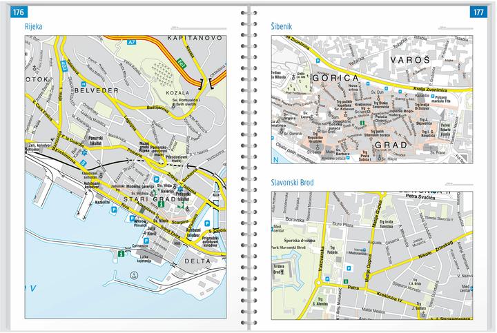 Produktbild Kroatien - Slowenien, Autoatlas 1:150.000, freytag & berndt
