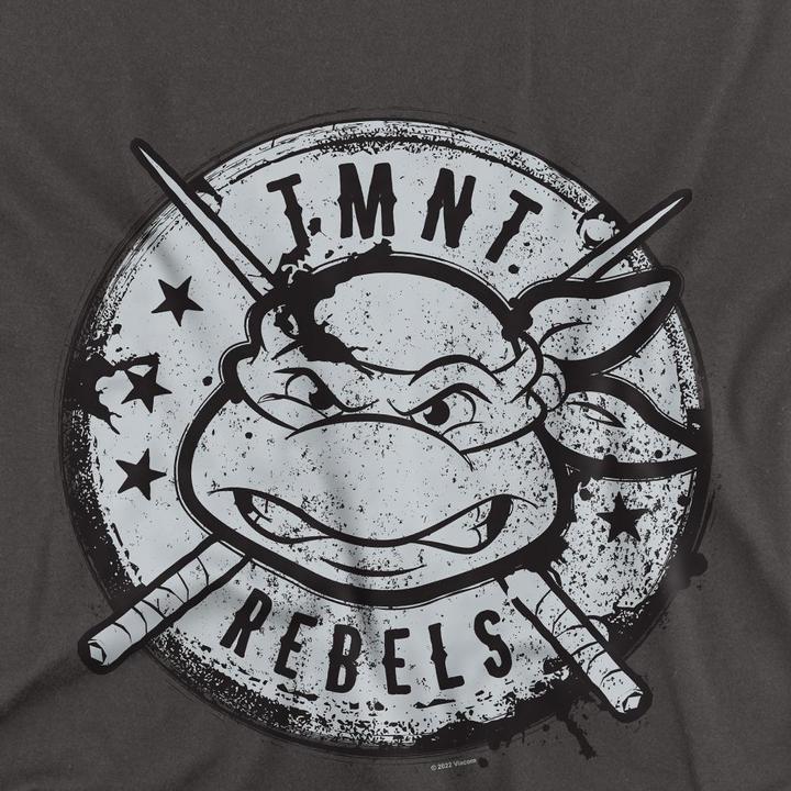 Immagine prodotto Teenage Mutant NT Rebels Maglietta Logo Effetto Invecchiato Adulto Unisex (XL)