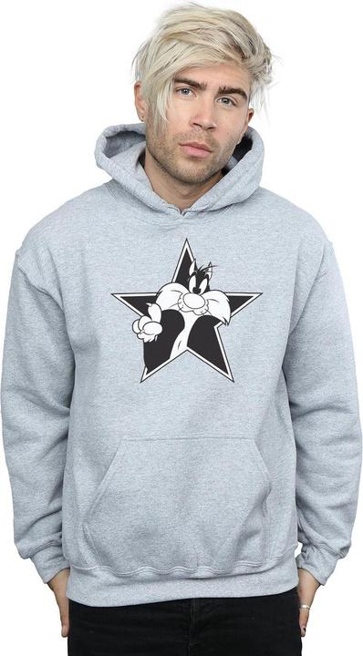 Produktbild Looney Tunes Sylvester Mono Star Kapuzenpullover (XL)