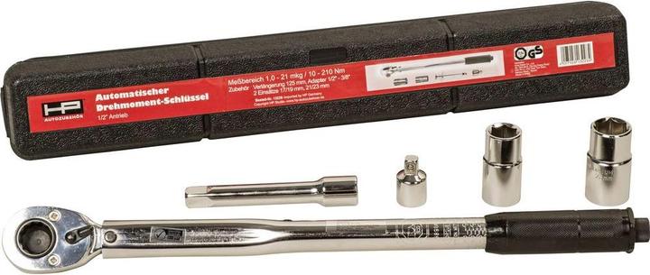 Produktbild HP Autozubehör Drehmomentschlüssel (1/2", 40 Nm, 210 Nm)