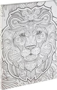 Image du produit Grafix Peinture par numéros sur toile - Lion