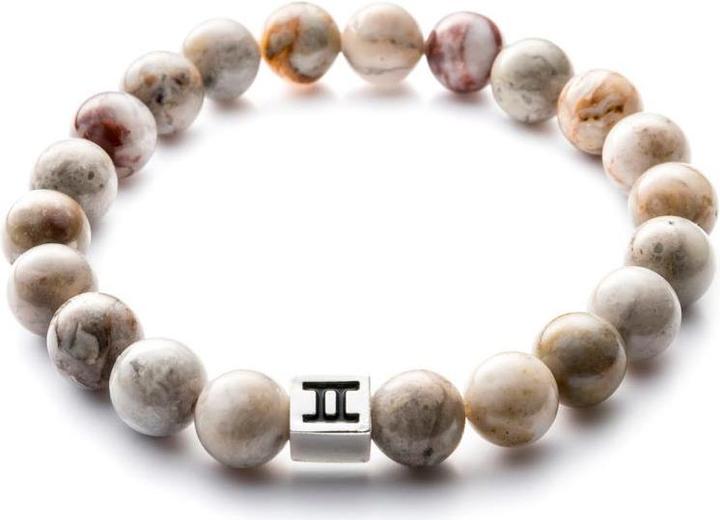 Gemini Classic Agate Crazy Grey (19 cm, Edelstahl)
