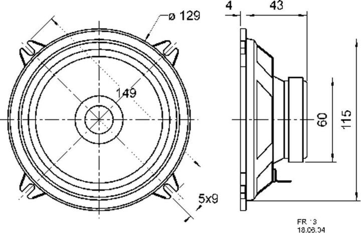 Image du produit Visaton Haut-parleur à large bande FR 13, 4 ohms